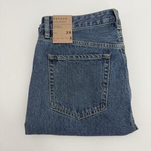 Pacsun 90's Boyfriend Jeans High Rise‎ Relaxed Leg Raw Hem 2 Tone Women's 29 NEW